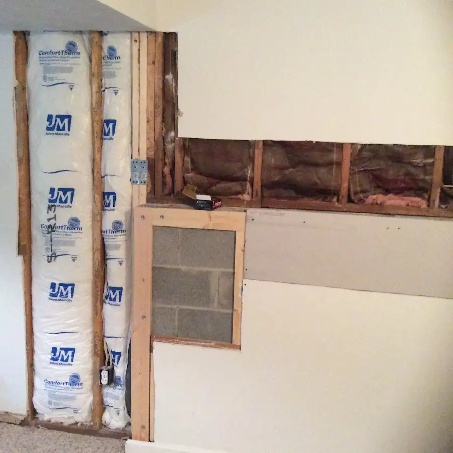 Wall insulation replacement during Contents Cleaning & Restoration in Seattle